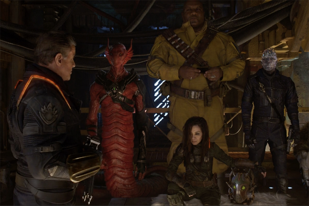Versions of the original Guardians of the Galaxy as they appeared in Guardians of the Galaxy volume 2